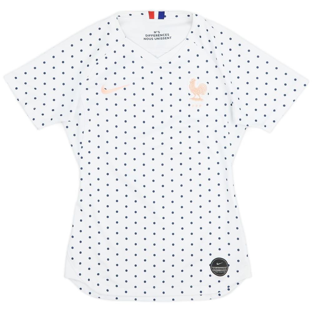 2019-20 France Women's Away Shirt - 9/10 - (Women's XS)