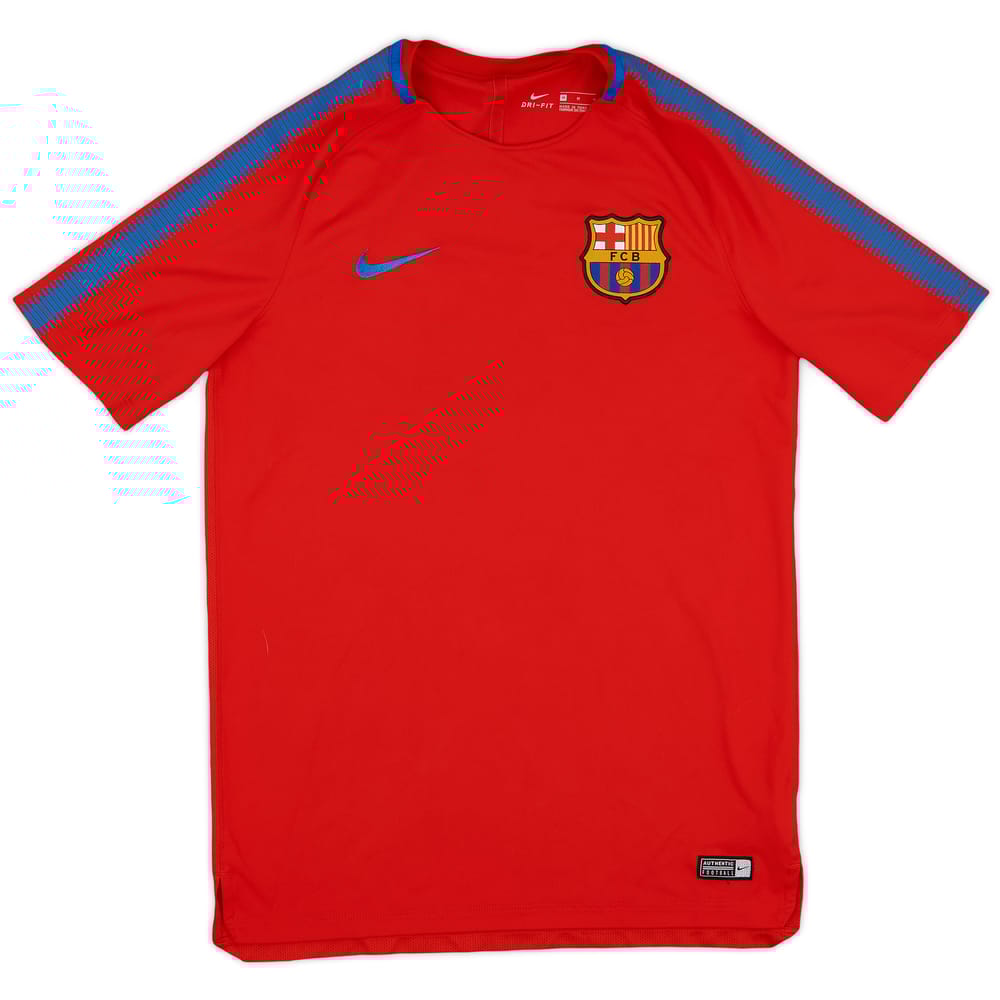 2017-18 Barcelona Nike Training Shirt - 8/10 - (M)