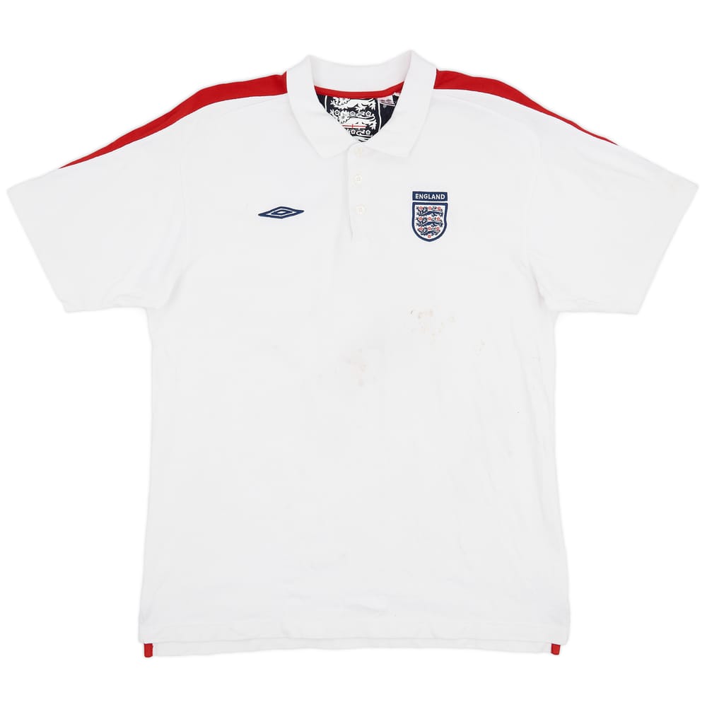 2005-06 England Umbro Polo Shirt - 5/10 - (XL)