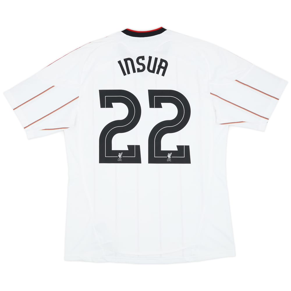 2010-11 Liverpool Away Shirt Insua #22 (L)