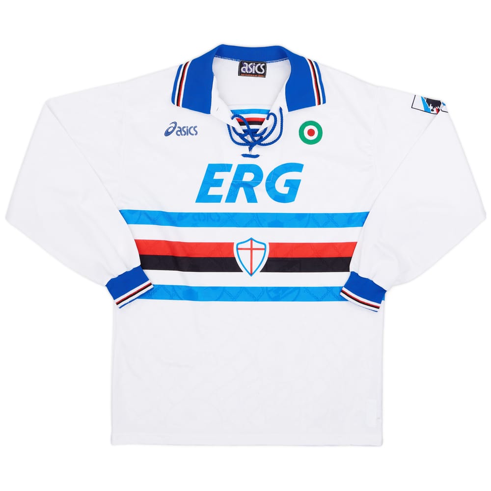 1994-95 Sampdoria Away L/S Shirt - 9/10 - (L)