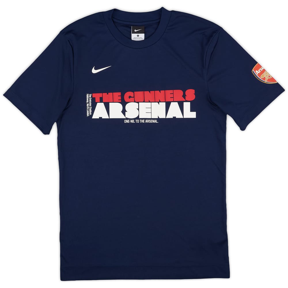 2010-11 Arsenal 'The Gunners' Nike Training Shirt - 9/10 - (S)