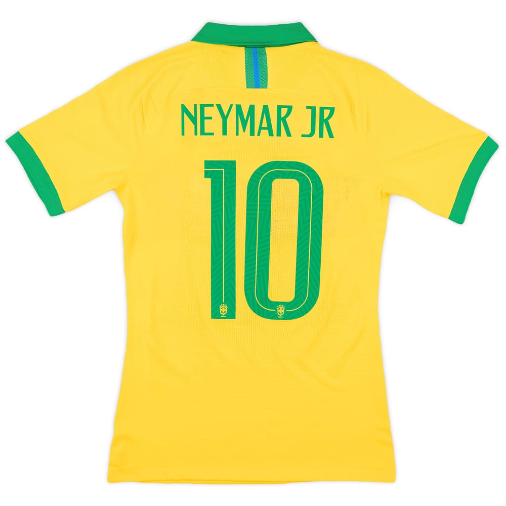2019-20 Brazil Authentic Home Shirt Neymar #10 - 9/10 - (S)