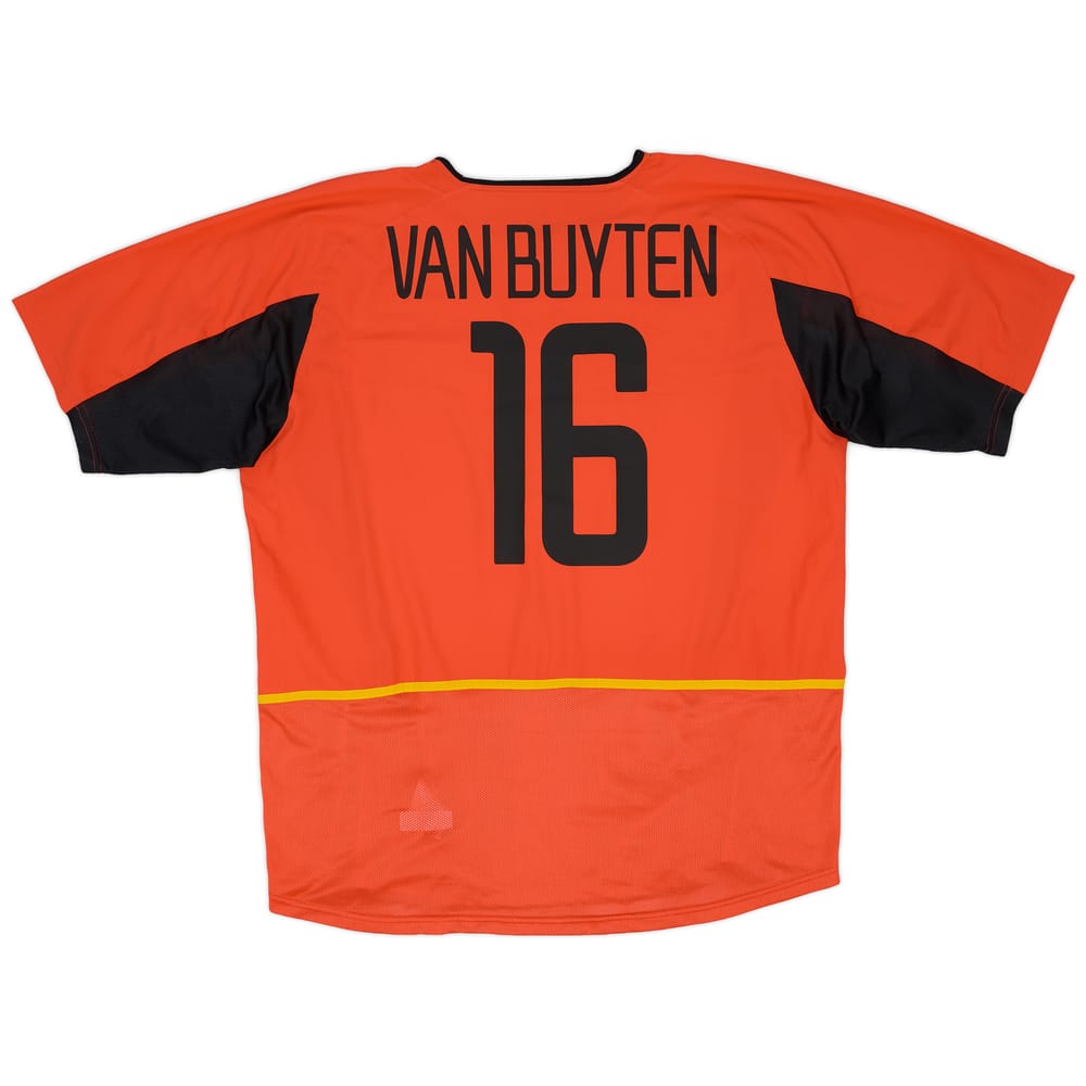 2002-04 Belgium Home Shirt Van Buyten #16 - 9/10 - (XXL)
