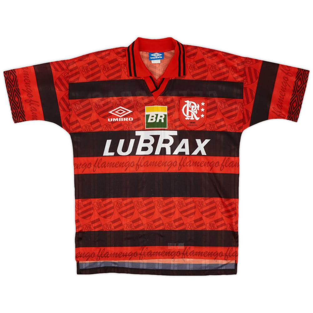 1995-96 Flamengo Centenary Home Shirt #11 - 9/10 - (L)