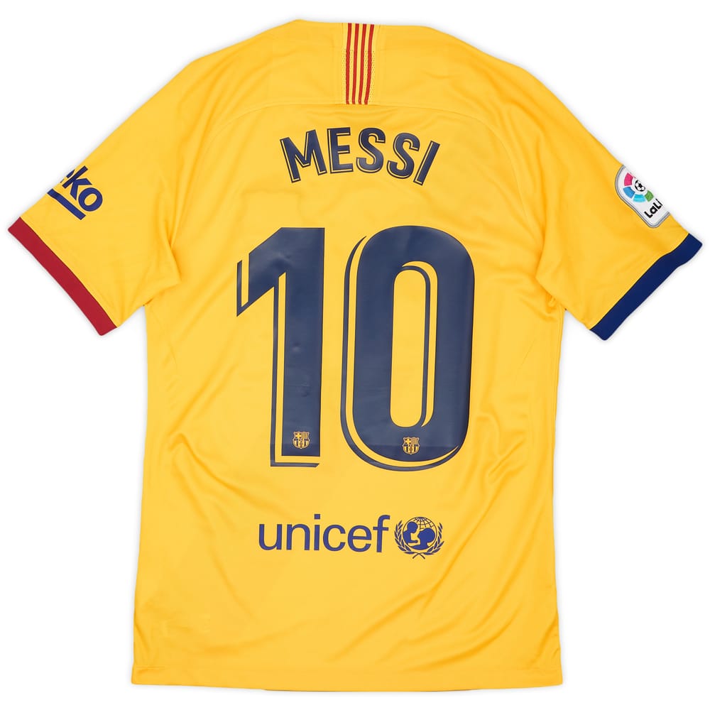 2019-20 Barcelona Away Shirt Messi #10 - 6/10 - (S)
