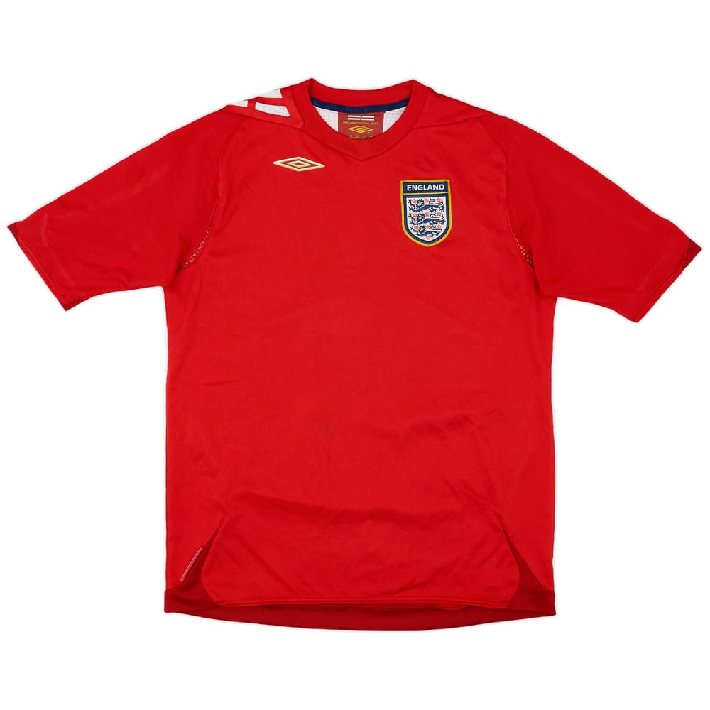2006-08 England Away Shirt - 5/10 - (XL.Boys)