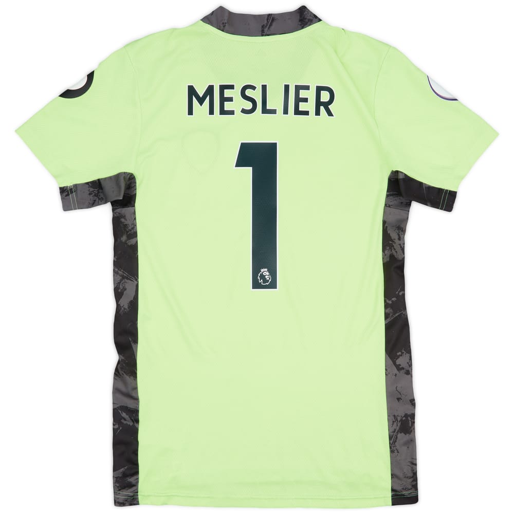 2020-21 Leeds United GK S/S Shirt Meslier #1 - 8/10 - (S)