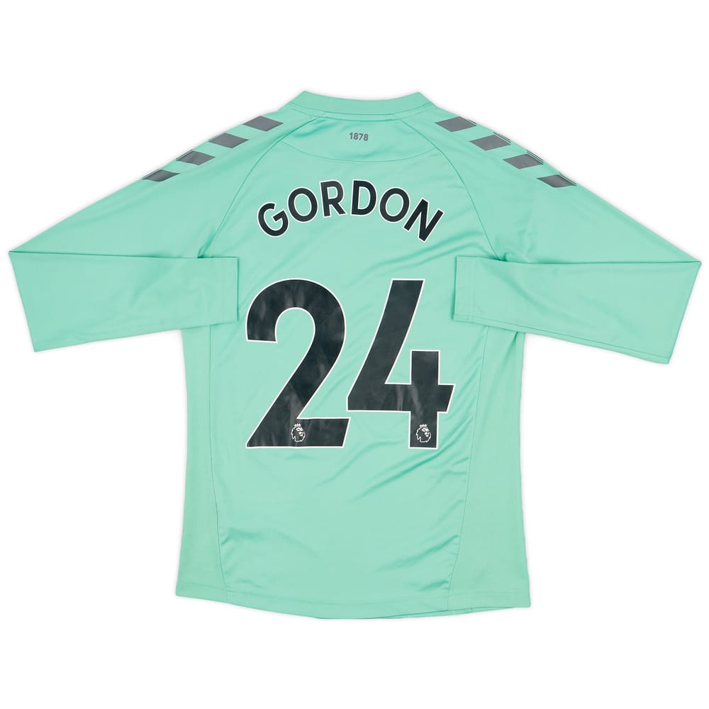 2020-21 Everton L/S Third Shirt Gordon #24 - 9/10 - (S)
