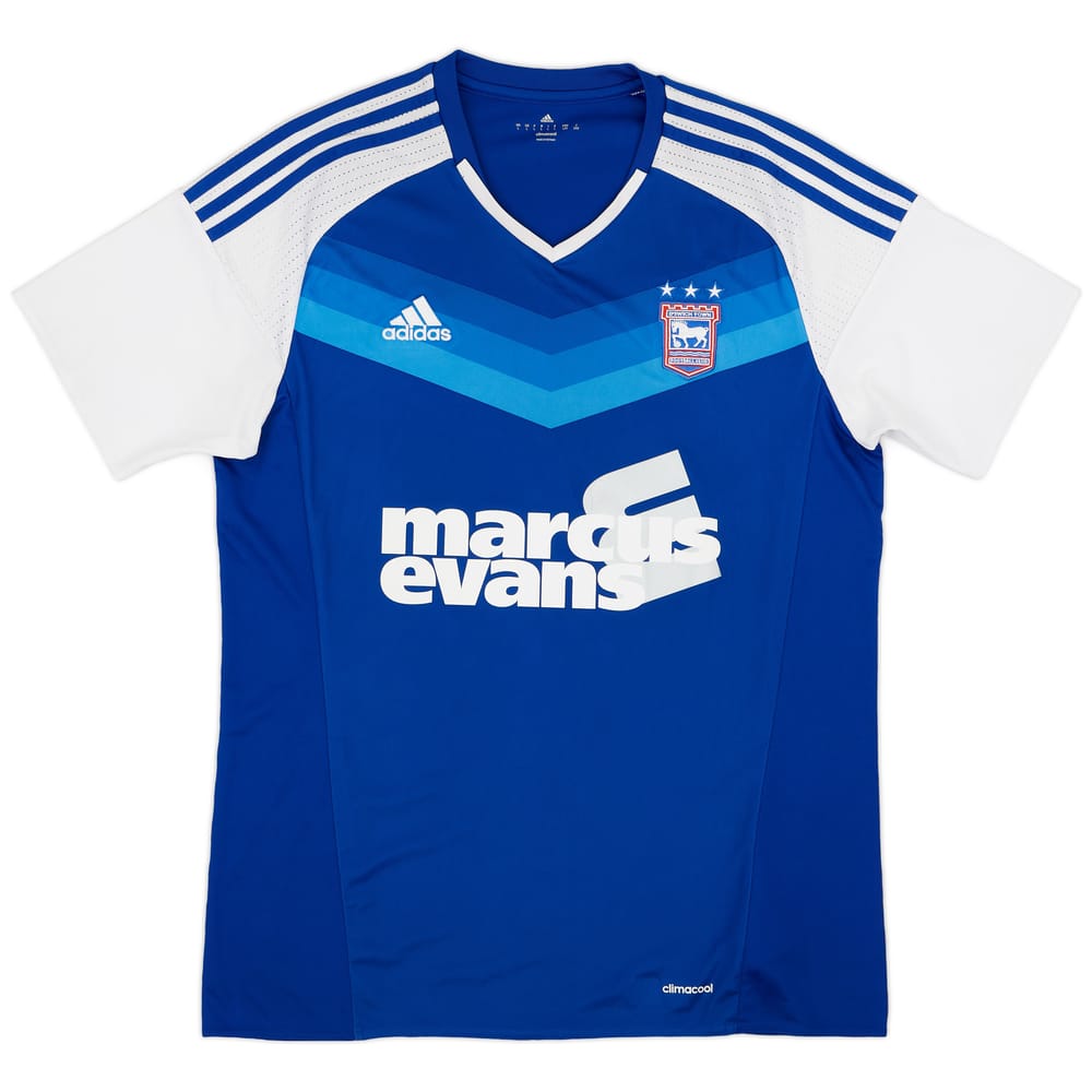2016-17 Ipswich Home Shirt - 10/10 - (L)