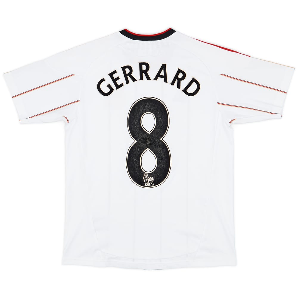 2010-11 Liverpool Away Shirt Gerrard #8 - 7/10 - (L.Boys)
