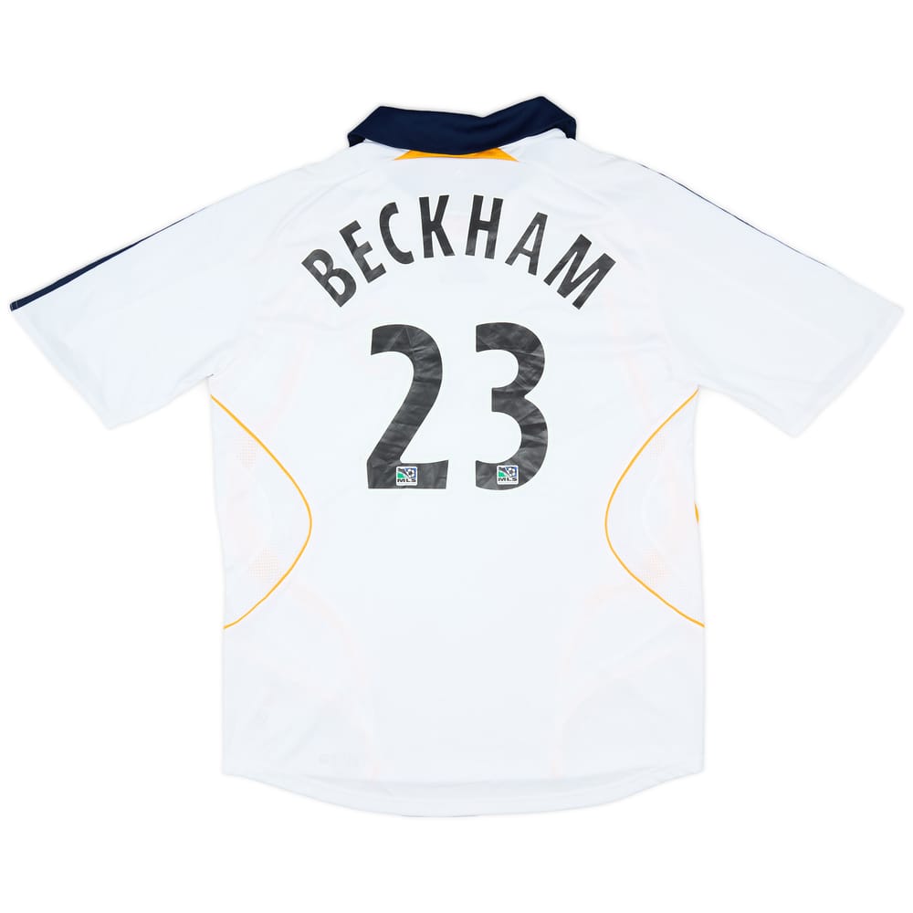 2007-08 LA Galaxy Home Shirt Beckham #23 - 4/10 - (L)