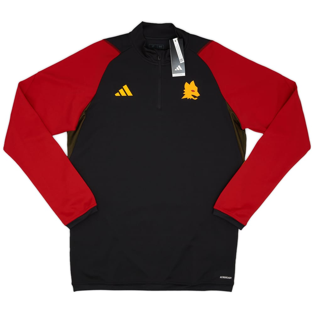 2023-24 Roma adidas 1/4 Zip Training Top (L - Tall Version)