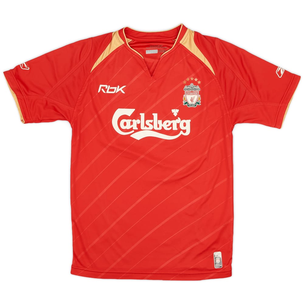 2005-06 Liverpool CL Home Shirt - 6/10 - (XS)