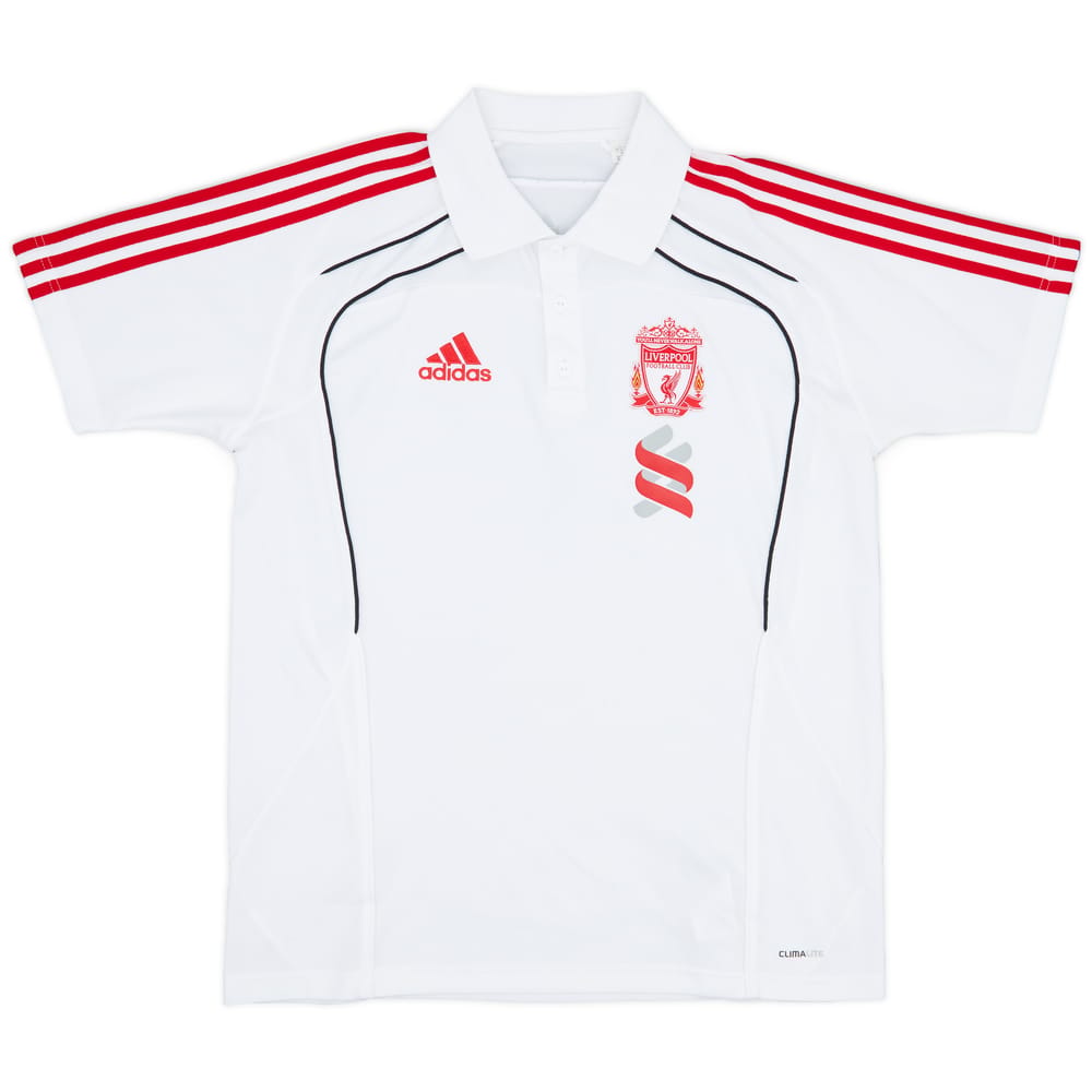 2010-11 Liverpool adidas Polo Shirt - 7/10 - (M/L)
