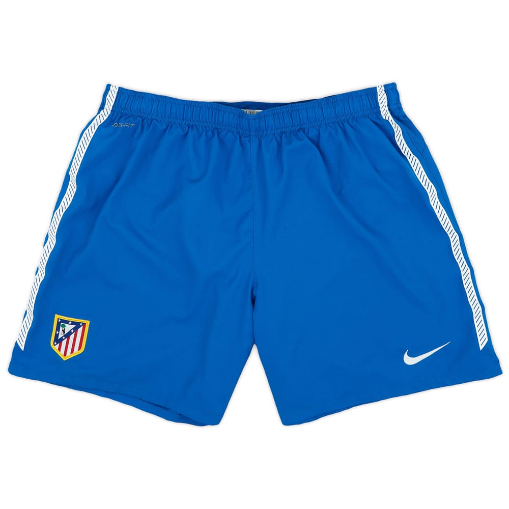 2010-11 Atletico Madrid Home Shorts - 9/10 - (L)