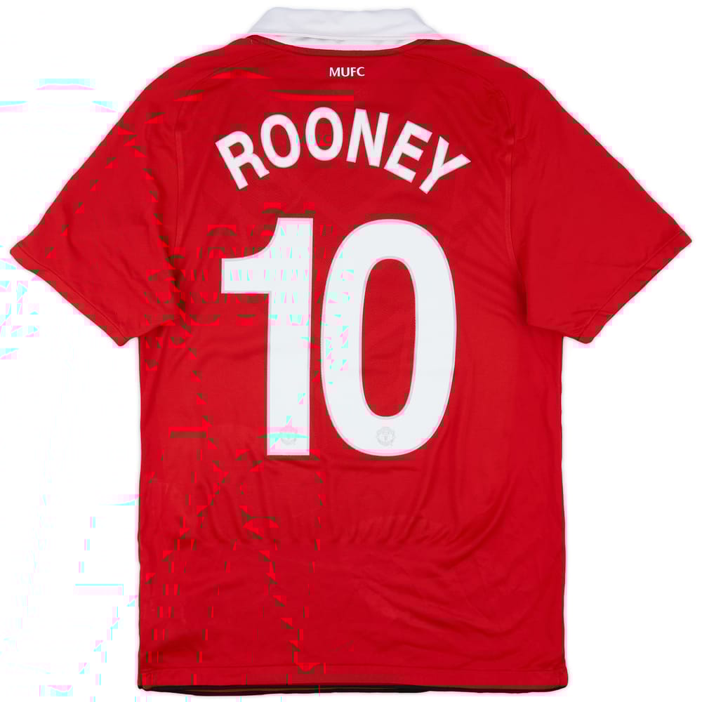 2010-11 Manchester United Home Shirt Rooney #10 - 6/10 - (S)