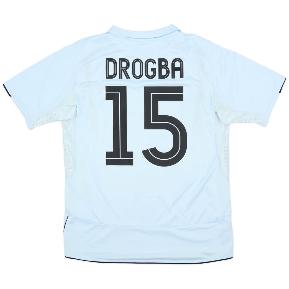 2005-06 Chelsea Away Shirt Drogba #15 - 7/10 - (L)