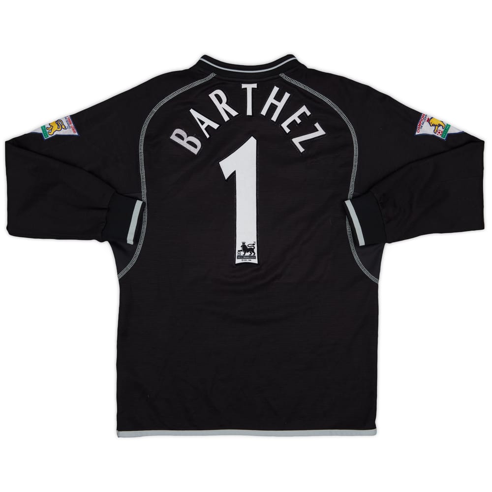 2000-02 Manchester United GK Shirt Barthez #1 - 8/10 - (L.Boys)