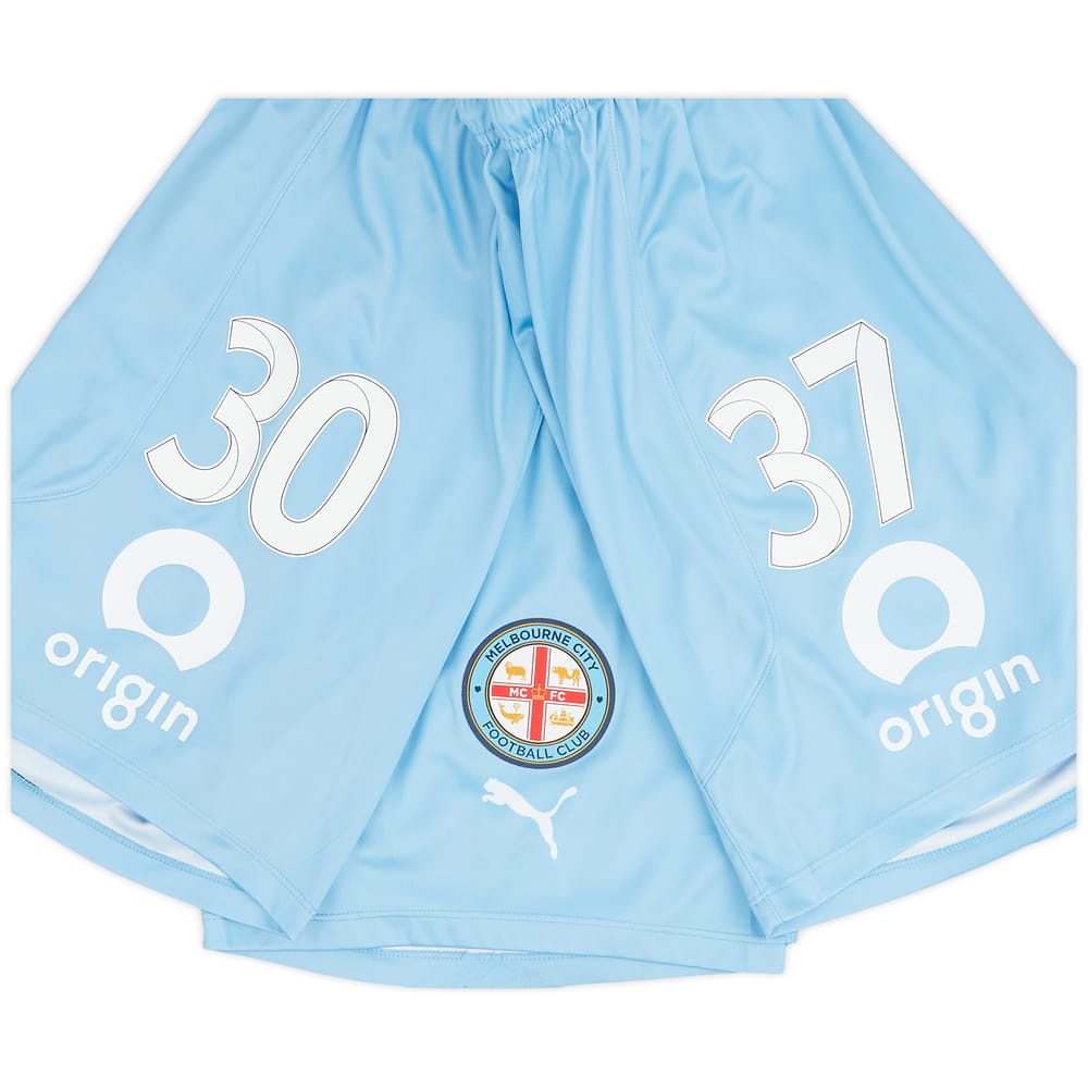 2021-22 Melbourne City Match Issue Home Shorts  # - 8/10