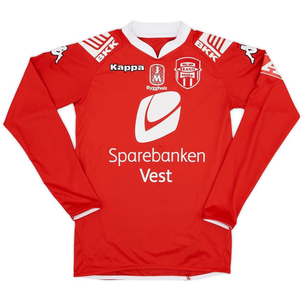 2008 Brann Centenary Home L/S Shirt - 5/10 - (XS)