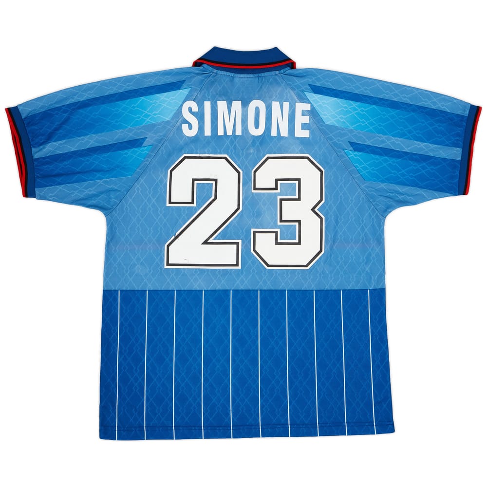 1995-96 AC Milan Fourth Shirt Simone #23 - 6/10 - (XL)