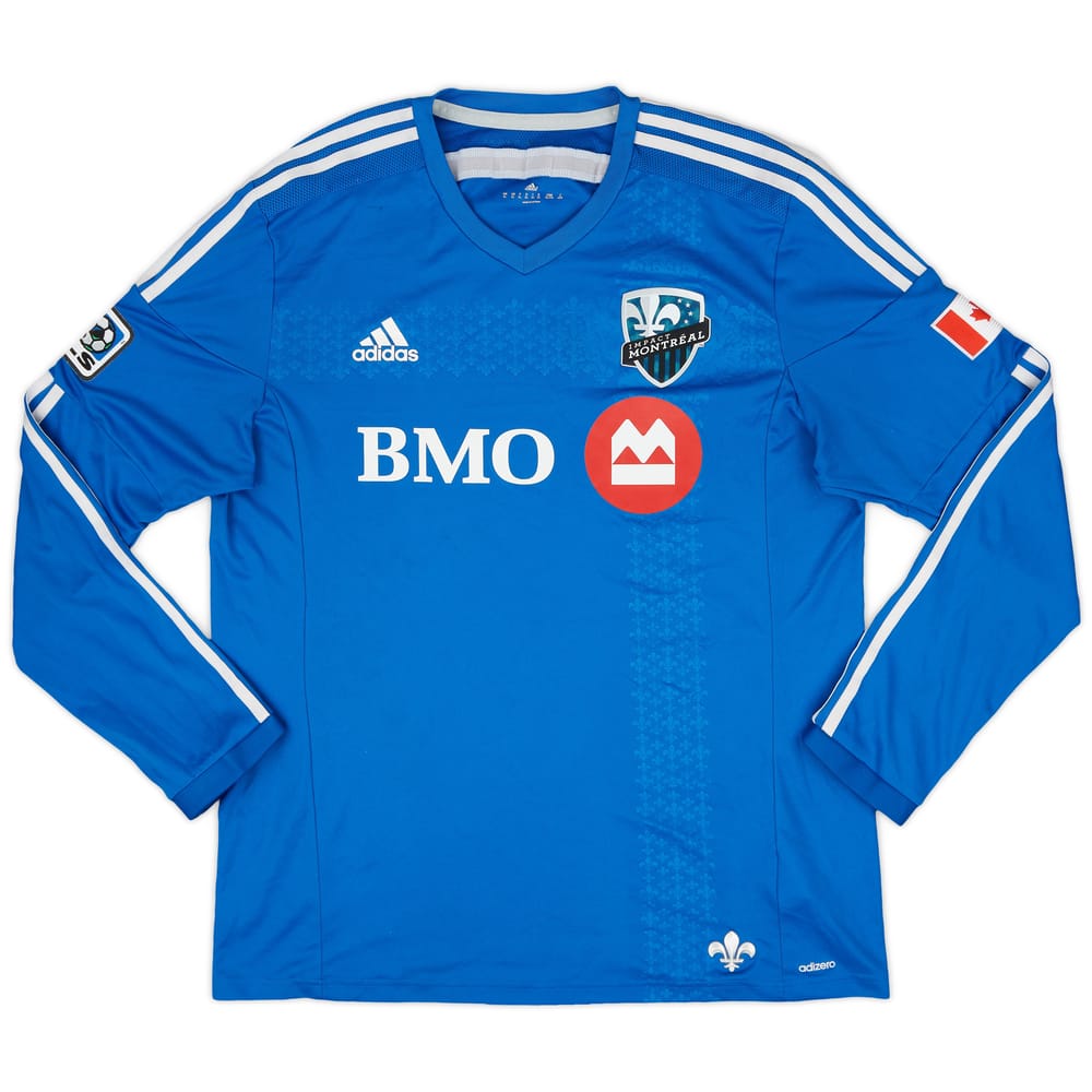 2013-14 Montreal Impact Authentic Home L/S Shirt - 9/10 - (XL)