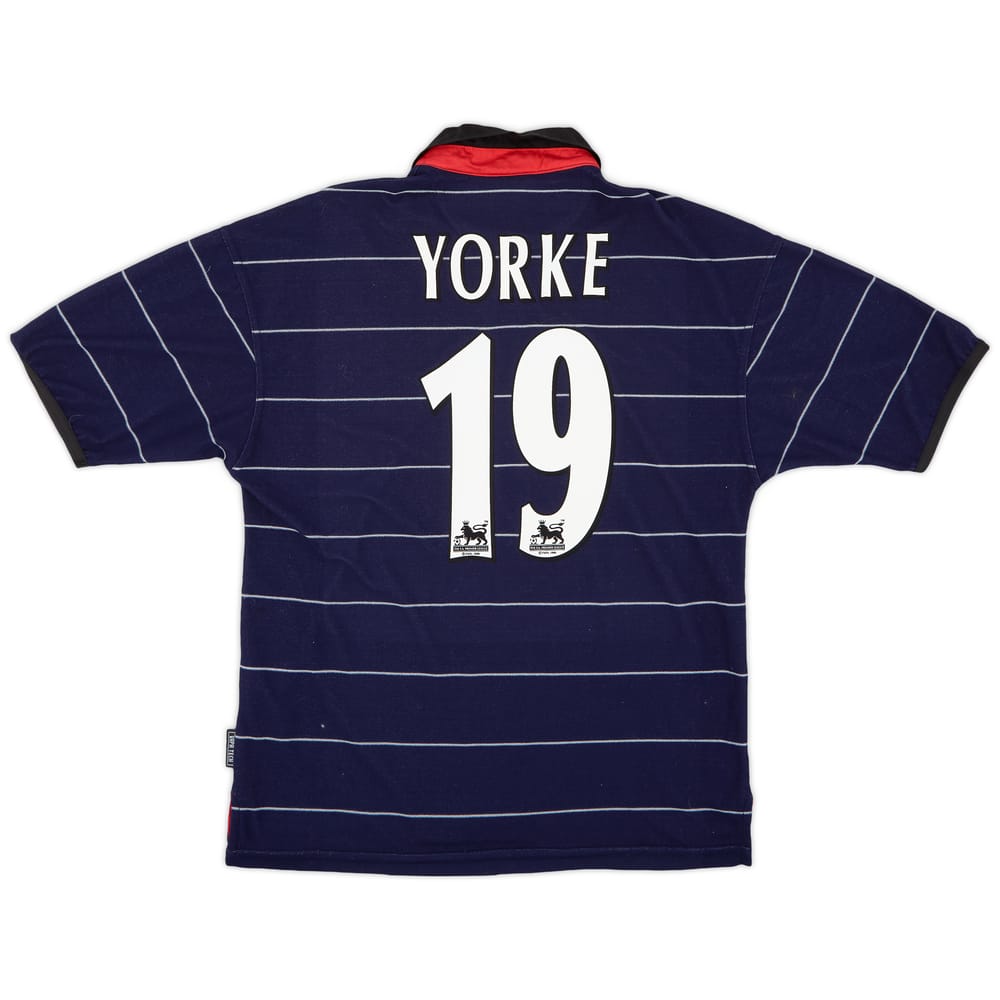 1999-00 Manchester United Away Shirt Yorke #19 - 9/10 - (M)