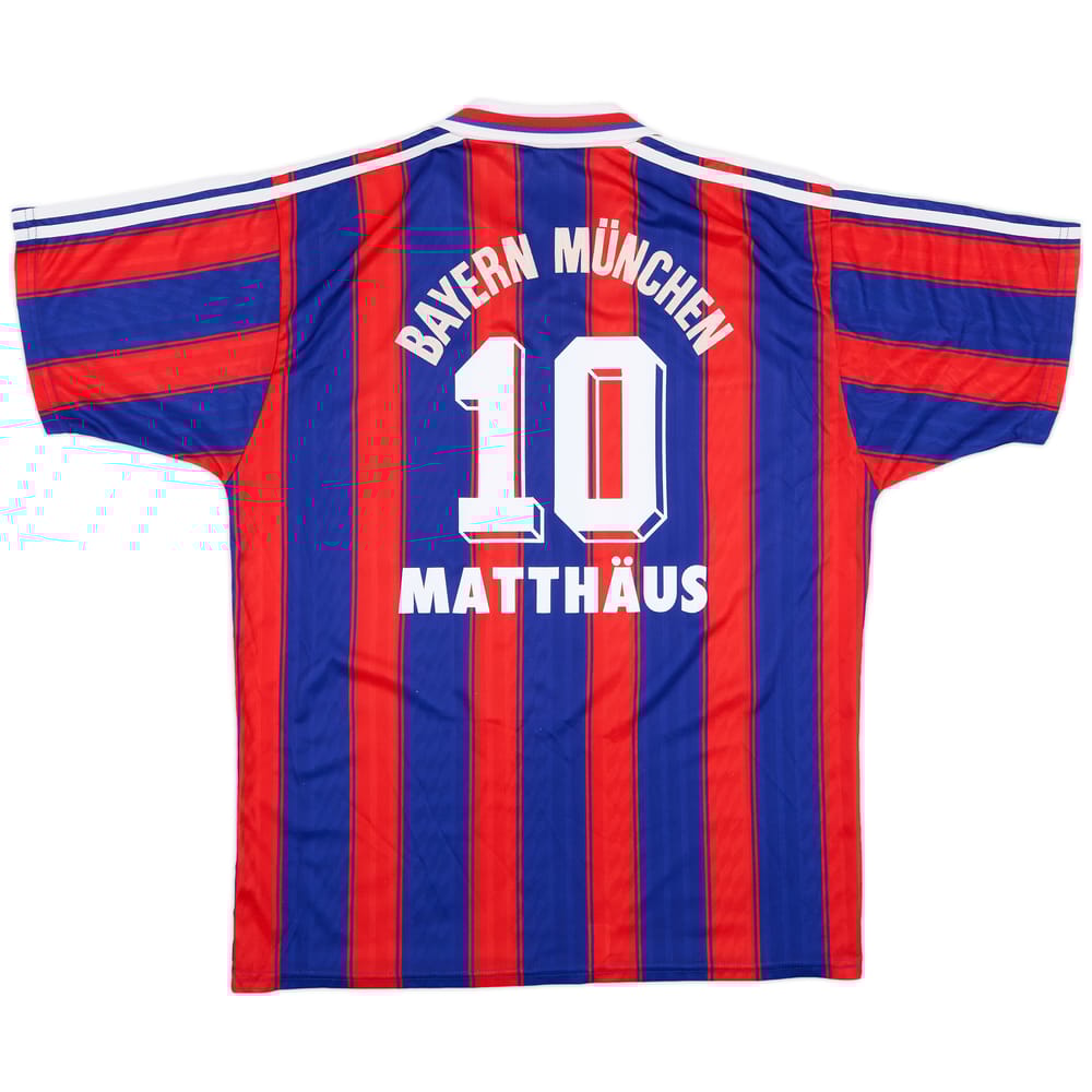 1995-97 Bayern Munich Home Shirt Matthaus #10 - 5/10 - (L)