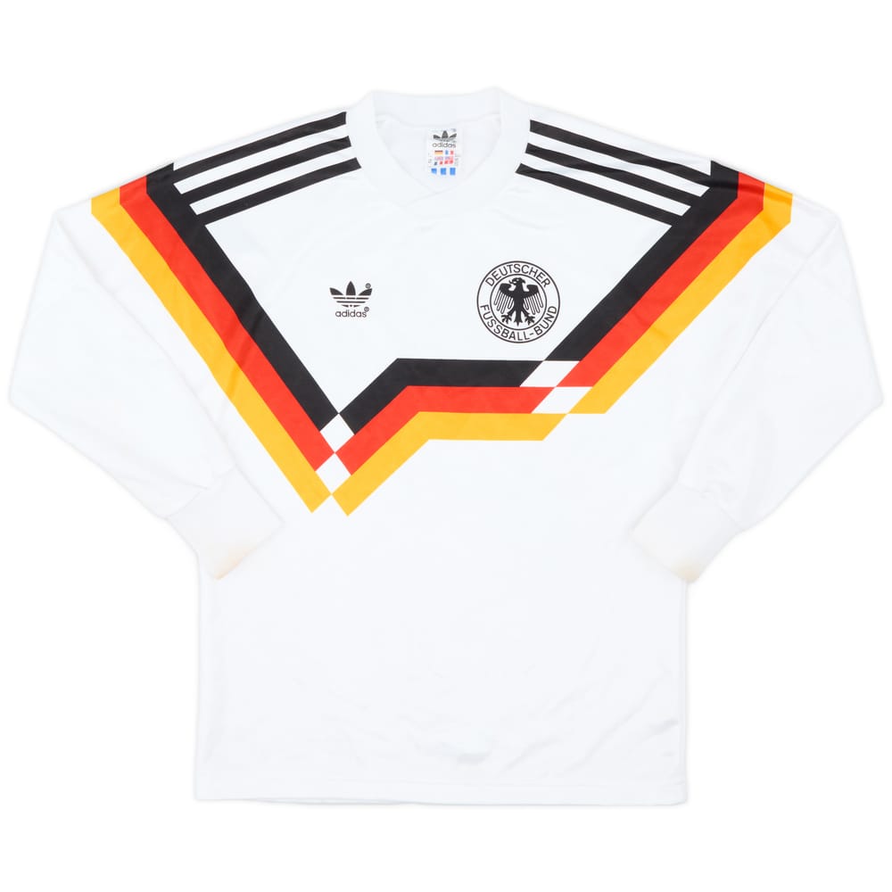 1988-90 West Germany Home L/S Shirt - 7/10 - (XS)