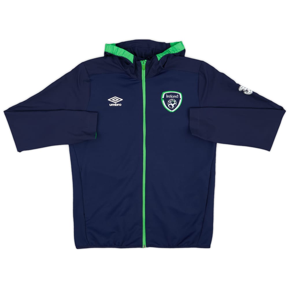 2016-17 Ireland Umbro Hooded Track Jacket - 9/10 - (L)