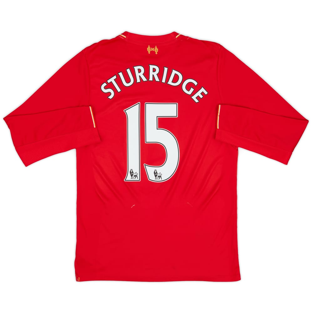 2015-16 Liverpool Home L/S Shirt Sturridge #15 - 6/10 - (S)