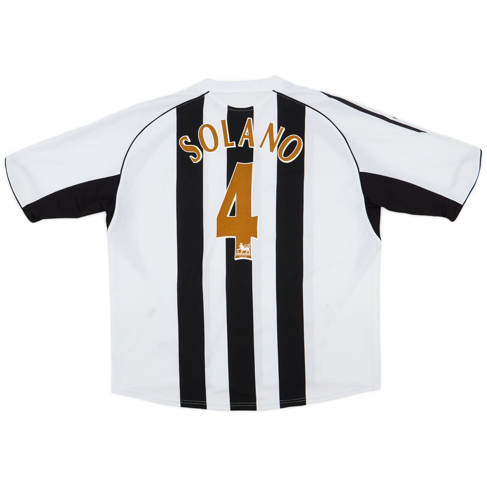 2005-07 Newcastle Home Shirt Solano #4 - 6/10 - (3XL)