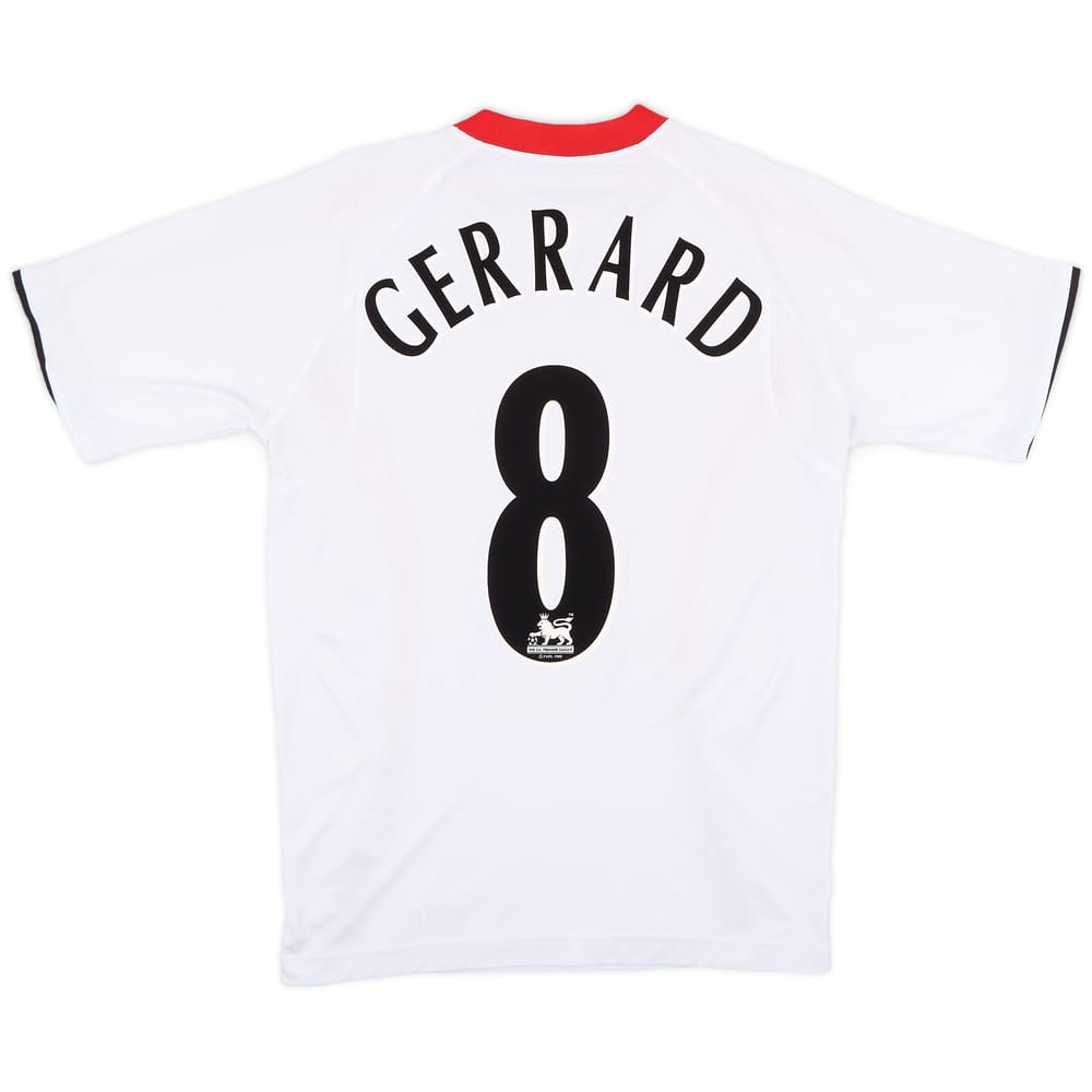 2005-06 Liverpool Away Shirt Gerrard #8 - 8/10 - (M)