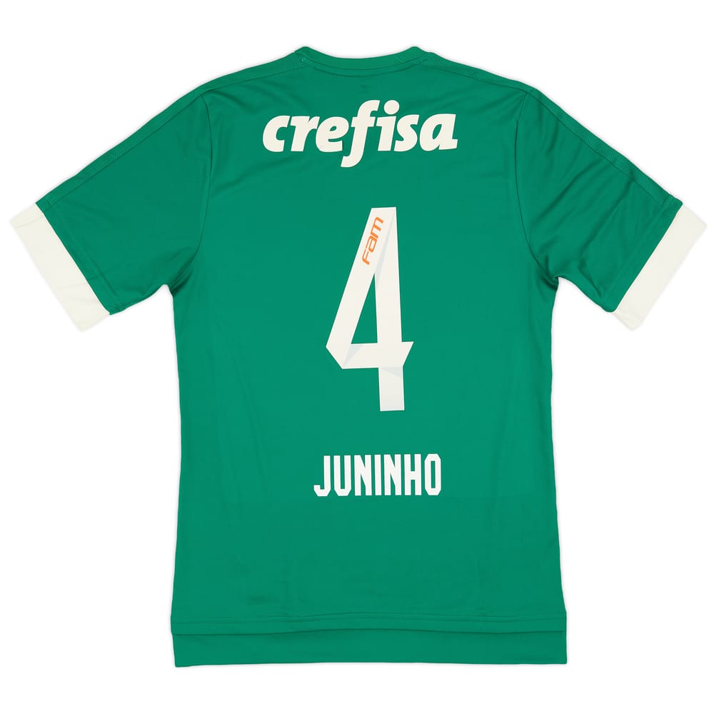2015 Palmeiras Home Shirt Juninho #4 - 8/10 - (M)