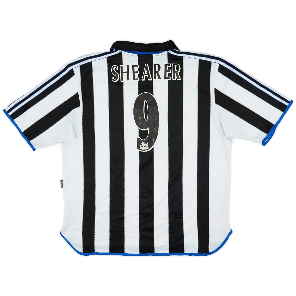 1999-00 Newcastle Home Shirt Shearer #9 - 6/10 - (XXL)