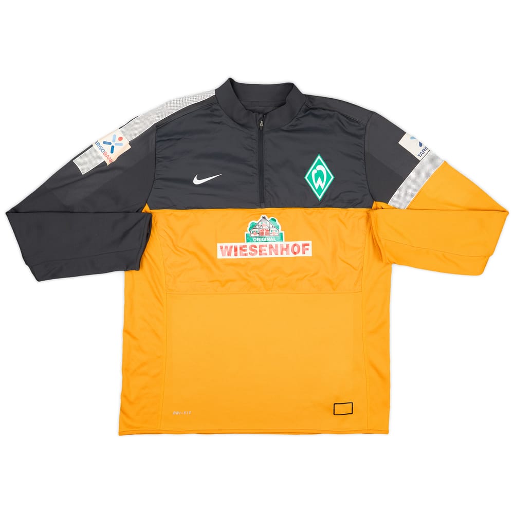2012-13 Werder Bremen Nike Player Issue 1/4 Zip Drill Top - 8/10 - (XL)