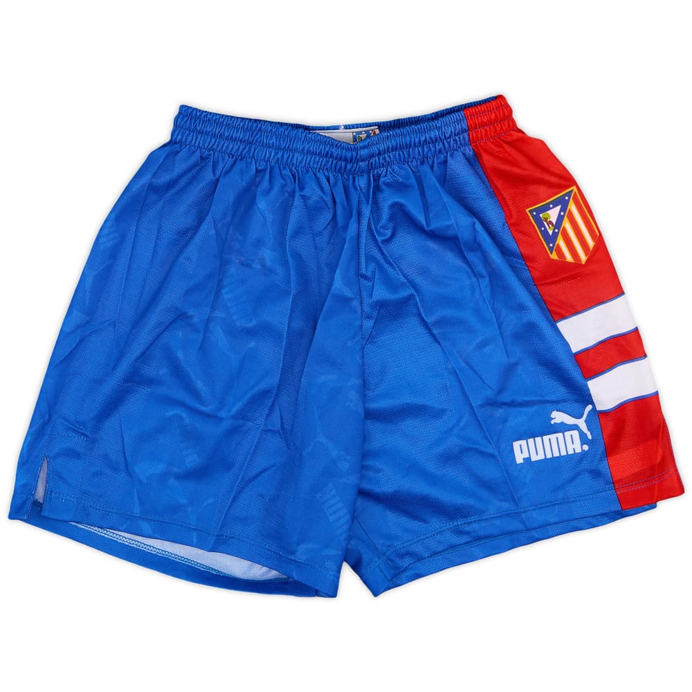 1995-96 Atletico Madrid Home Shorts - 8/10 - (L)