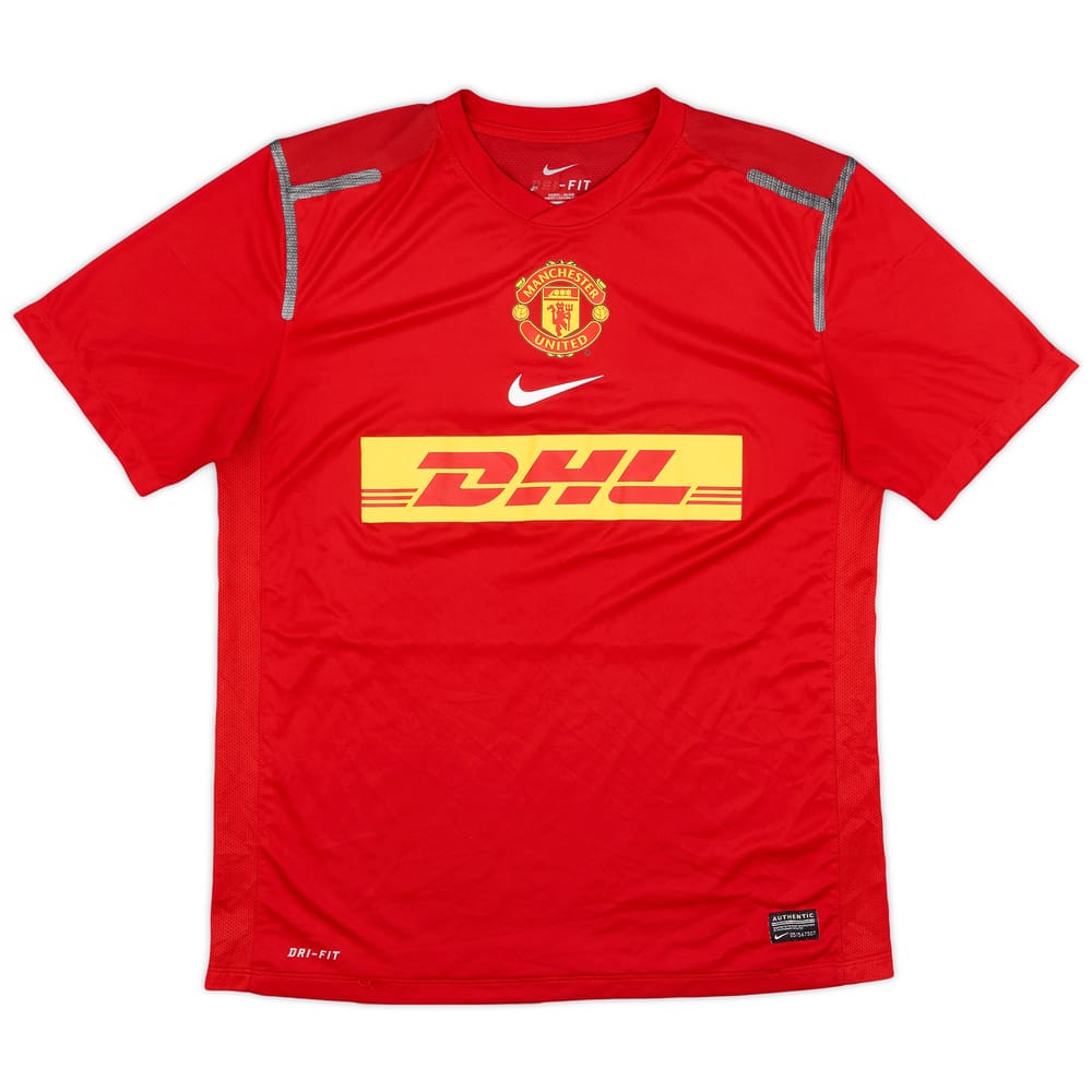 2012-13 Manchester United Player Issue Nike Training Shirt - 8/10 - (M)