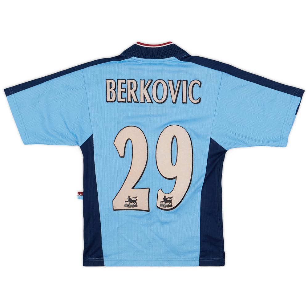 1997-98 West Ham Away Shirt Berkovic #29 - 8/10 - (S.Boys)