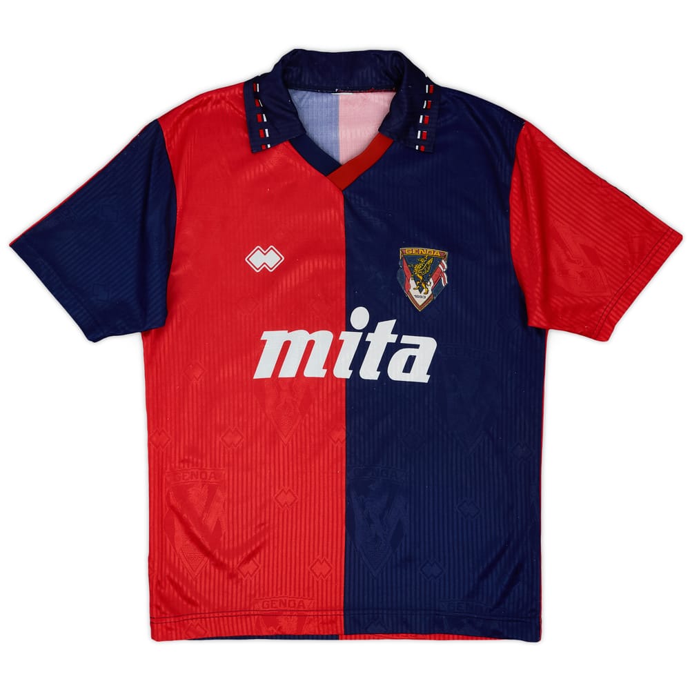 1991-92 Genoa Home Shirt - 7/10 - (M)