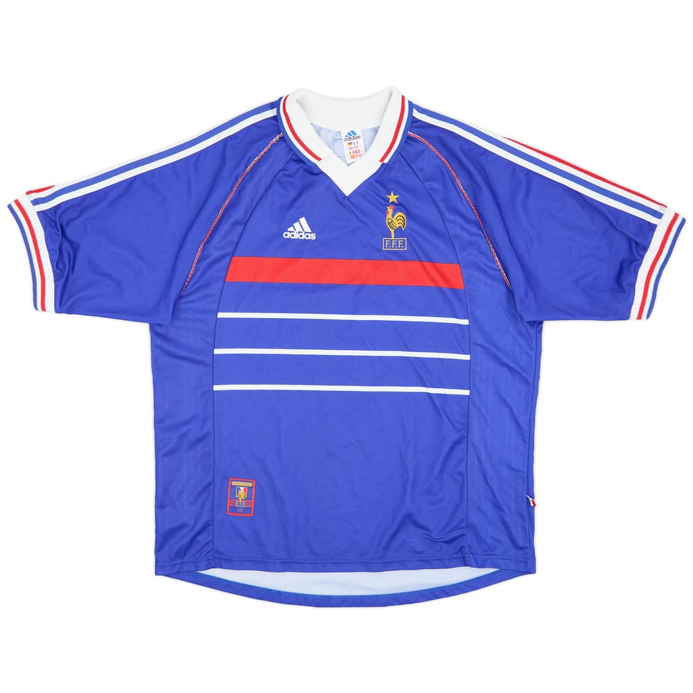1998-00 France Home Shirt - 9/10 - (XL)
