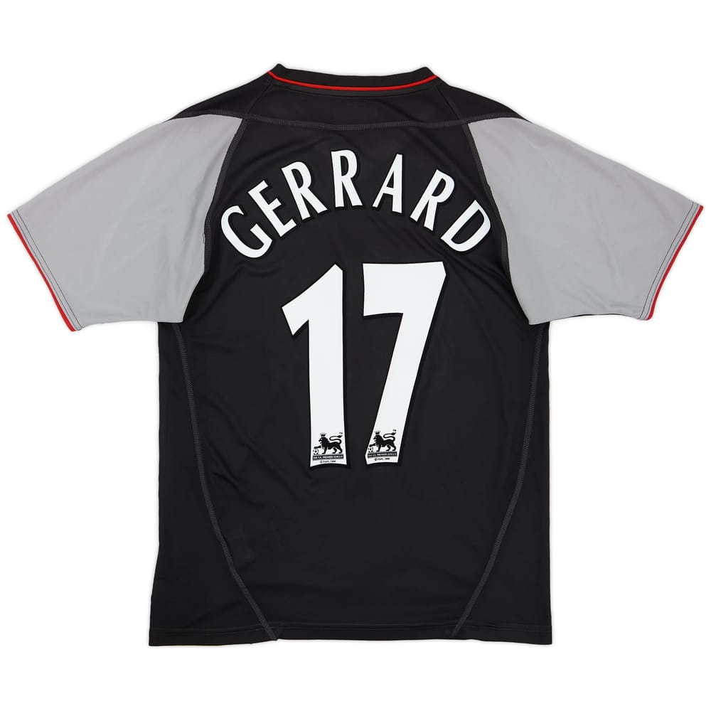 2002-04 Liverpool Away Shirt Gerrard #17 - 8/10 - (S)