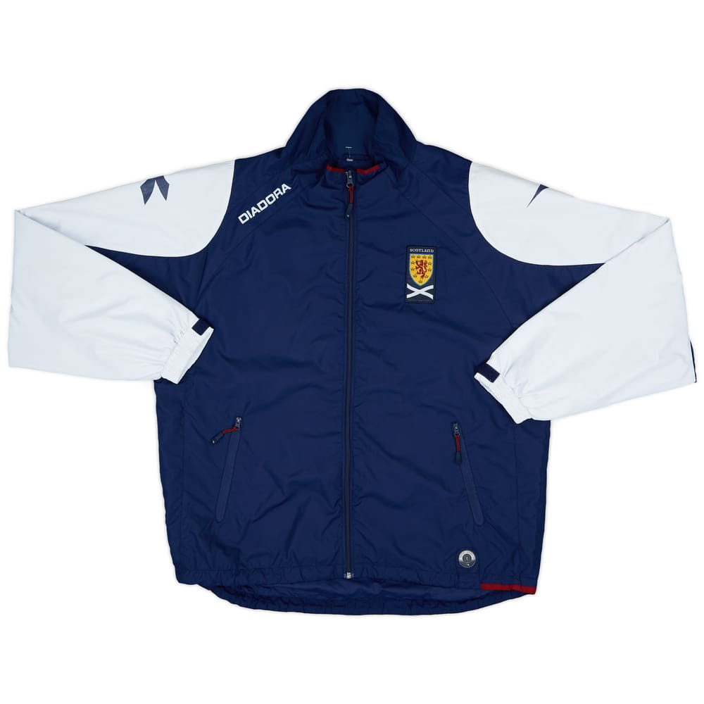 2005-06 Scotland Diadora Rain Jacket - 7/10 - (L)