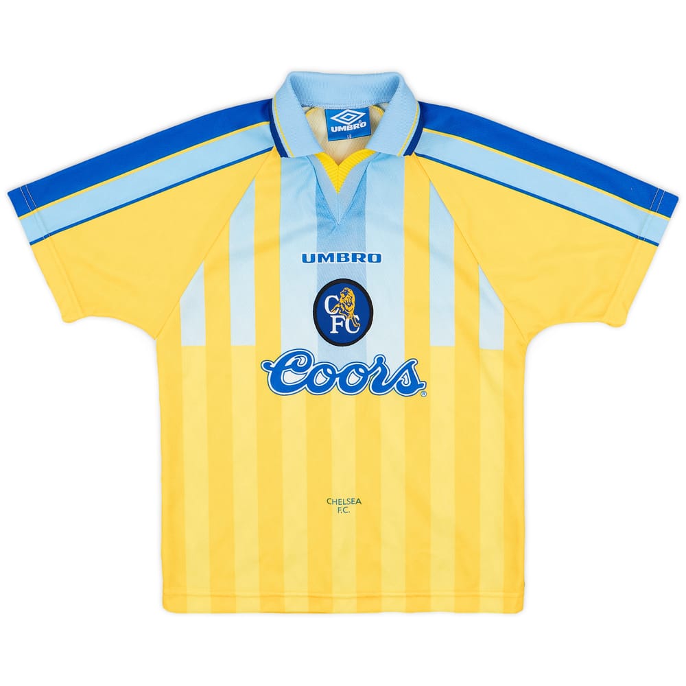 1996-97 Chelsea Away Shirt - 9/10 - (L.Boys)