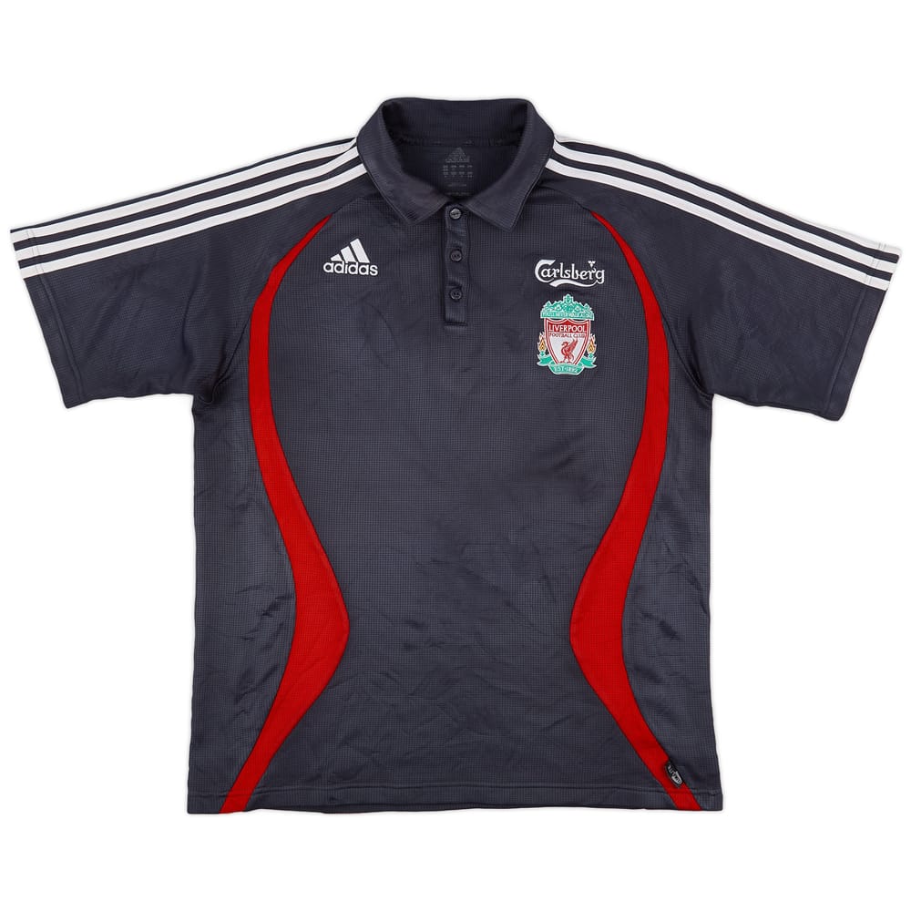 2006-07 Liverpool adidas Polo Shirt - 9/10 - (L)