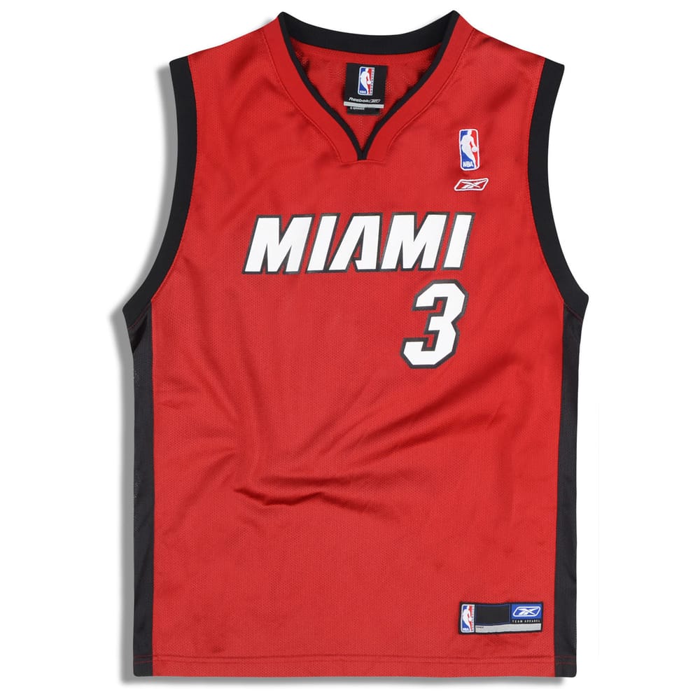 2003-06 Miami Heat Wade #3 Reebok Jersey (Alternate) Y