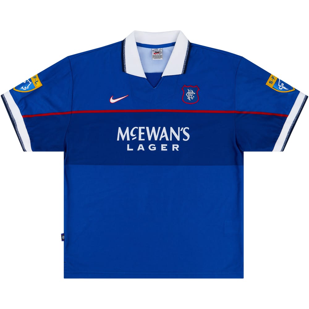 1997-98 Rangers Match Issue Home Shirt #9 (Durie)