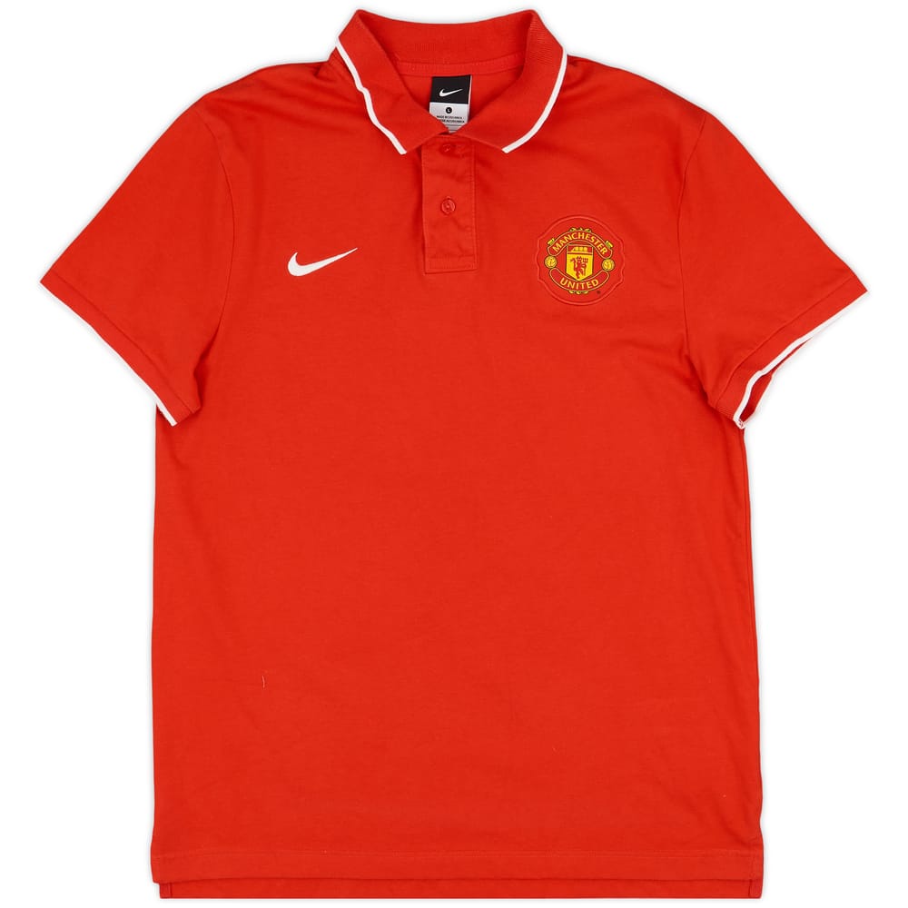 2010-11 Manchester United Nike Polo Shirt - 8/10 - (L)