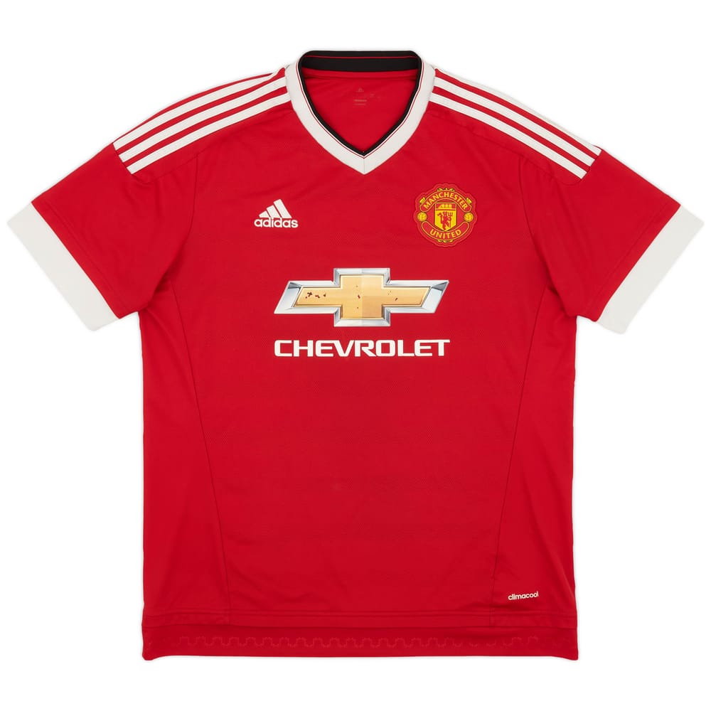 2015-16 Manchester United Home Shirt - 4/10 - (L)